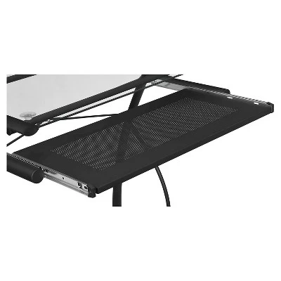 Edgeview Mobile Computer Desk - Black - Room & Joy - Image 3