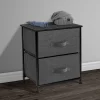 Sorbus Nightstand With Drawers For Home Bedroom Black