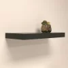 36" Floating Shelf Wall Mounted Hidden Brackets Espresso - Inplace