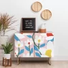 Maritza Lisa White Springs Florals Credenza - Deny Designs