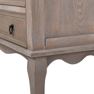 Thomas 3 Drawer Chest Gray - ClickDecor - Image 7