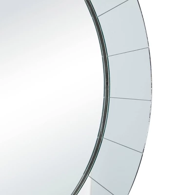 Set Of 2 Glam Fir Console Tables With Mirror White - Olivia & May - Image 5