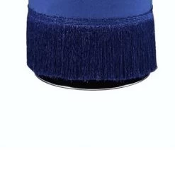 17" Clivia Velvet Ottoman Eggplant - Acme Furniture