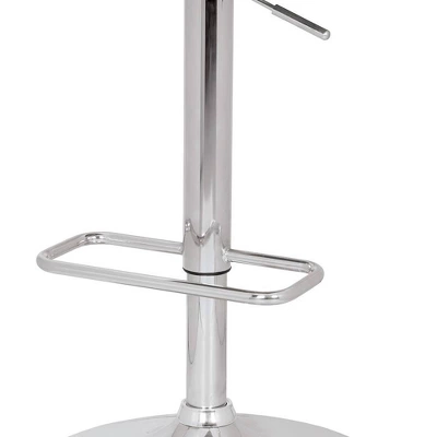 15" Rania Barstool Red/Chrome - Acme Furniture - Image 3