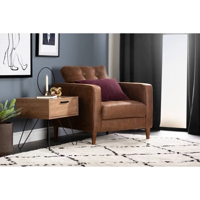 Slendel 1 Drawer Nightstand Light Brown - South Shore - Image 3