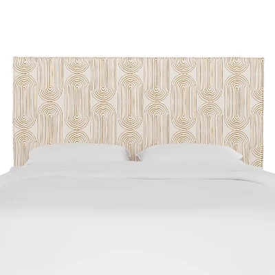 French Seam Slipcover Headboard Oblong Mustard - Cloth & Company