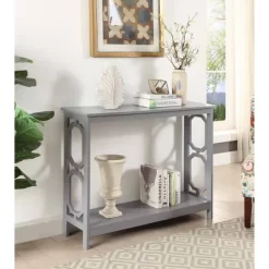 Omega Console Table With Shelf - Breighton Home