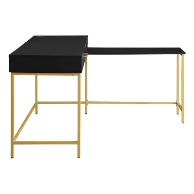 Modern Life L Shaped Desk - OSP Home Furnishings - Image 2