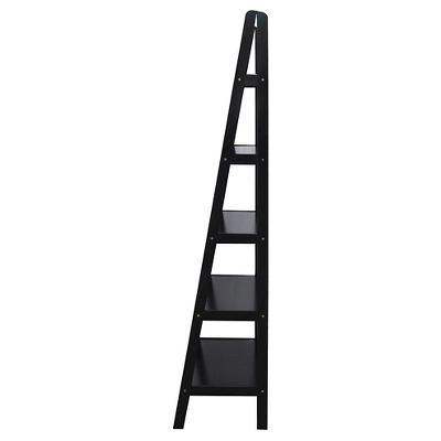 72" Shelf Ladder Bookcase - Flora Home - Image 2