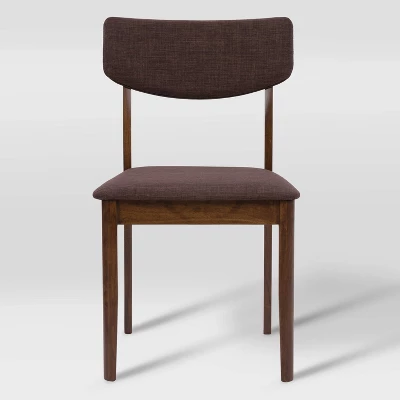 6pc Branson Wood Dining Set With Bench Walnut Stain - CorLiving - Image 3