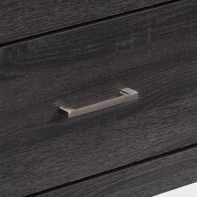 Hollywood Cabinet With Doors TV Stand For TVs Up To 80" Dark Gray - CorLiving - Image 5