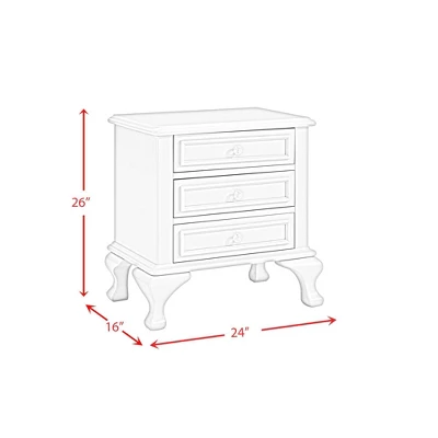 Full 3pc Jenna Panel Bedroom Set Gray - Picket House Furnishings - Image 19