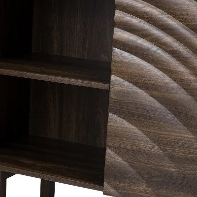 Mopsus 58" Mordern Storge Cabinet With Solid Wood Legs | KARAT HOME - Image 8