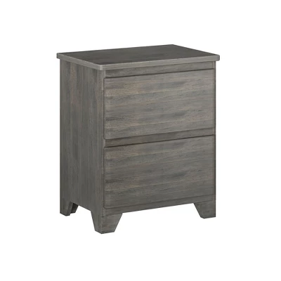 Max & Lily Farmhouse Nightstand With 2 Drawers - Image 5