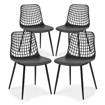 Set Of 4 Penelope Dining Chairs - Poly & Bark - Image 9