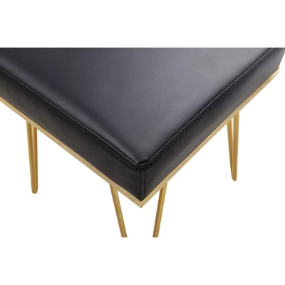 Catha Ottoman Black - Chic Home Design - Image 2
