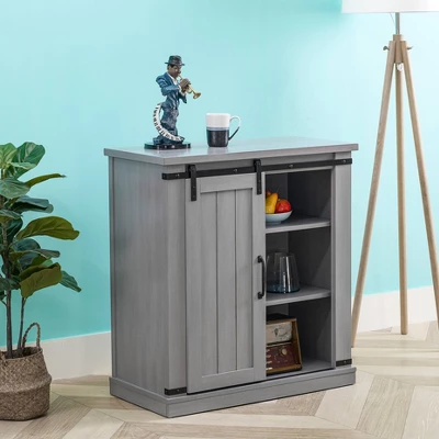 TV Stand For TVs Up To 40" Gray - Home Essentials - Image 2