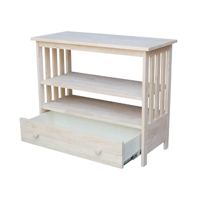 Concepts TV Stand For TVs Up To 38" Light Brown - International Concepts - Image 4