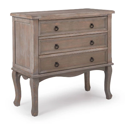 Thomas 3 Drawer Chest Gray - ClickDecor - Image 2