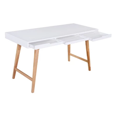 Giselle Writing Desk White - Adore Decor - Image 7