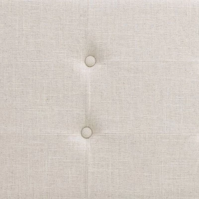 Harrondly Upholstered Entryway Bench Cream/Dark Espresso - Aiden Lane - Image 7