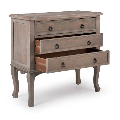 Thomas 3 Drawer Chest Gray - ClickDecor - Image 12