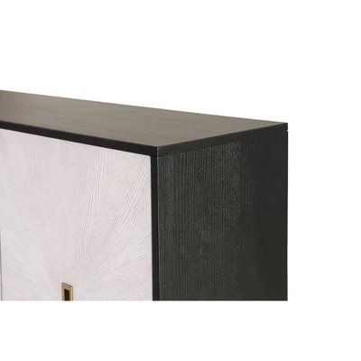 65" Tori Starburst Console White/Black - Abbyson Living - Image 11