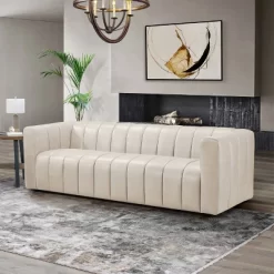 Lucas Top Grain Leather Sofa - Abbyson Living