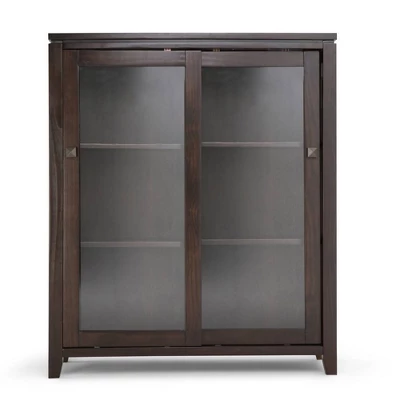 36" Essex Medium Storage Cabinet Mahogany Brown - WyndenHall - Image 5