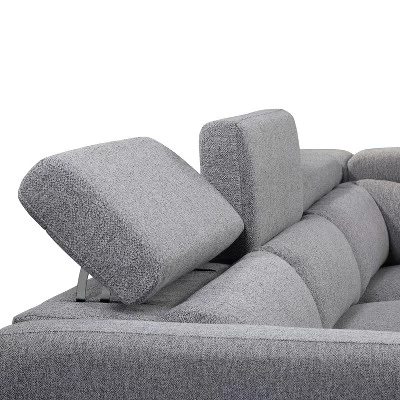 Isla Power Recliner Sectional Light Gray - Steve Silver Co. - Image 3