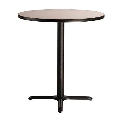 36" Round Composite Core Counter Height Dining Table Laminated With Steel Base - Hampden Furnishings - Image 3