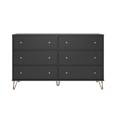 6 Drawer Owen Dresser Black - Novogratz - Image 3