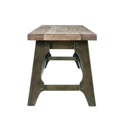 Oliver Dining Bench Gray - Image 4
