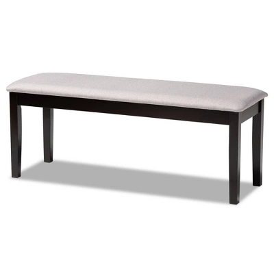 Teresa Fabric Upholstered And Wood Dining Bench - Baxton Studio - Image 6