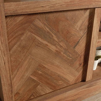 Cannery Bridge Herringbone TV Stand For TVs Up To 54" Sindoori Mango - Sauder - Image 3