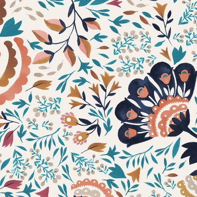 Fairland Storage Ottoman Kaya Floral - Skyline Furniture - Image 3