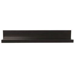 48" X 4.5" Picture Ledge Wall Shelf Black - Inplace
