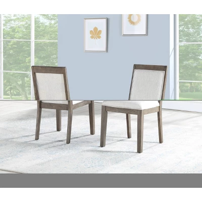 48" 5pc Molly Round Dining Set Gray - Steve Silver Co. - Image 4