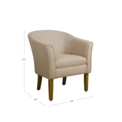 Modern Barrel Accent Chair - HomePop