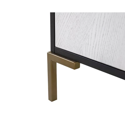 65" Tori Starburst Console White/Black - Abbyson Living - Image 10