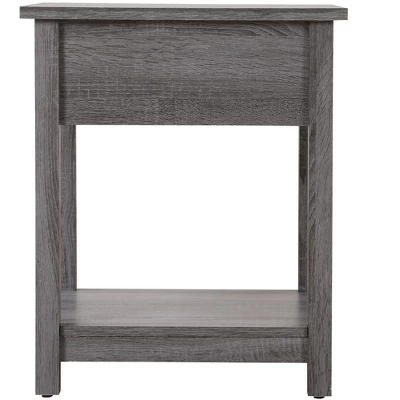 Passion Furniture Salem 1-Drawer Nightstand (24 In. H X 19 In. W X 20 In. D) - Image 4