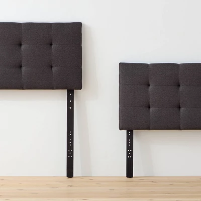 Emmie Adjustable Upholstered Headboard With Square Tufting - Brookside Home - Image 6