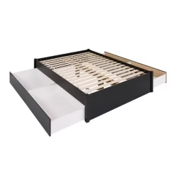 Select 4 - Post Platform Bed With 4 Drawers - Prepac