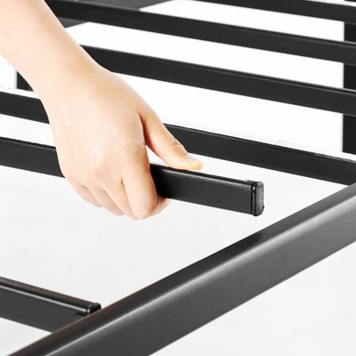 14" Classic Metal Platform Bed Frame Black - Mellow - Image 4