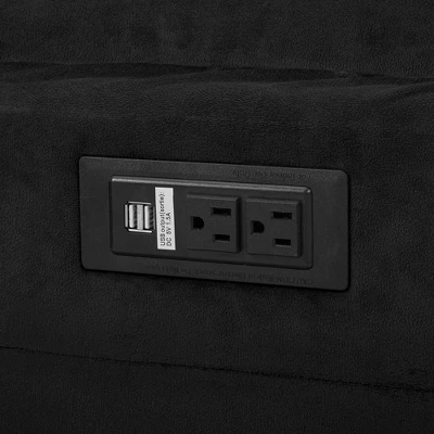 Finley Convertible Futon Sofa Bed Black - Serta - Image 8