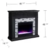 Dalmen Marble Fireplace Black - Aiden Lane