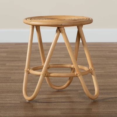 Rinjani Rattan End Table Natural/Brown - Bali & Pari - Image 6