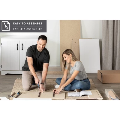 Queen Fusion 2 Drawer Platform Bed Pure White - South Shore - Image 6