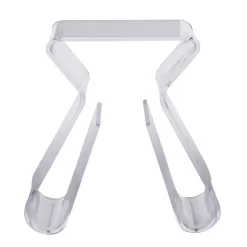 Acrylic End Table With Magazine Rack - Baxton Studio