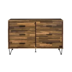 Hestia Dresser Walnut Finish - Acme Furniture